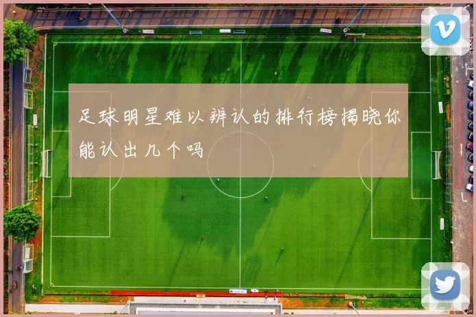 足球明星难以辨认的排行榜揭晓你能认出几个吗