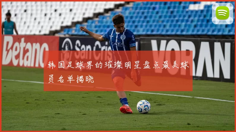 韩国足球界的璀璨明星盘点最美球员名单揭晓